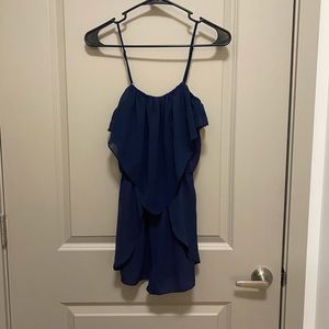 BCBGeneration Navy Romper